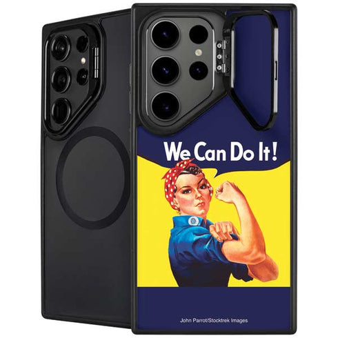 Rosie The Riveter Vintage War Poster Galaxy S25 Ultra Kickstand Case